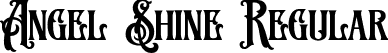 Angel Shine Regular font | Angel Shine.otf