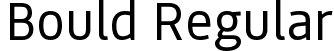 Bould Regular font | bould-regular-webfont.ttf