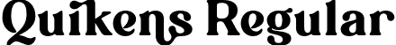 Quikens Regular font | Quikens-Regular.otf