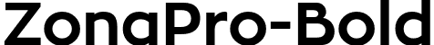 ZonaPro-Bold font | ZonaPro-Bold.otf