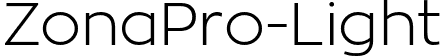 ZonaPro-Light font | ZonaPro-Light.otf