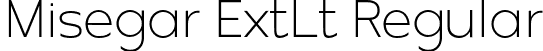 Misegar ExtLt Regular font | Misegar-ExtraLight.otf