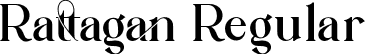 Rattagan Regular font | Rattagan.otf