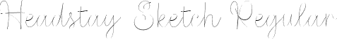 Headstay Sketch Regular font | Headstay Sketch.ttf