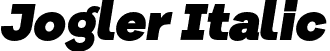 Jogler Italic font | Jogler Italic.otf