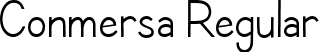 Conmersa Regular font | Conmersa.ttf