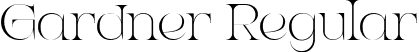 Gardner Regular font | Gardner.ttf