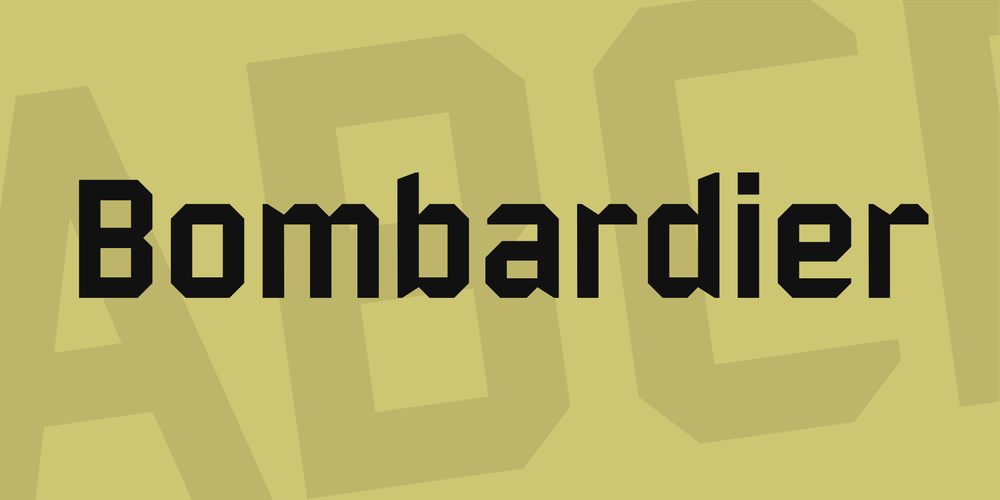 Download free Bombardier font - Apostrophic Labs