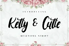 Ketty & Cutte font