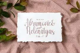 Amelya - Handwritten Font