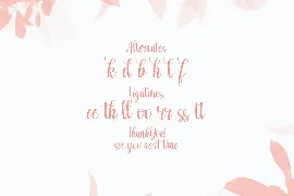 Amelya - Handwritten Font