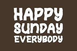 Sunday Story font