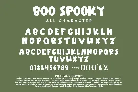 BooSpooky - Halloween Display Font