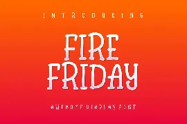 Fire Friday Font