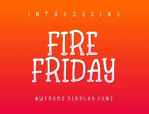 Fire Friday Font