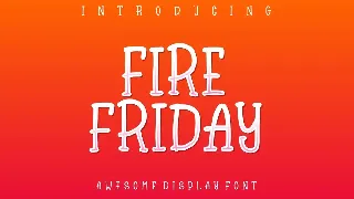 Fire Friday Font