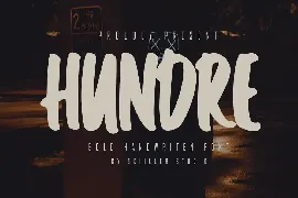 Hundre - Bold Handwritten Font