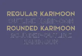 Karimoon Typeface font