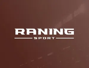 Rarhing - Sport Font