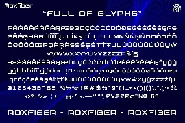 Roxfiber font