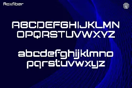 Roxfiber font