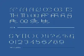 Yogie Vecan - Skinny Font