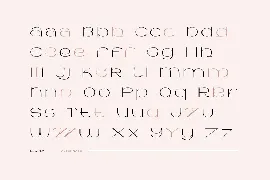 Yogie Vecan - Skinny Font