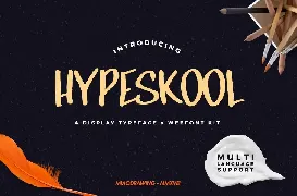 Hypeskool Typeface font