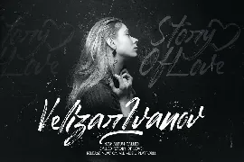 Honuzima - Handbrush Script Font