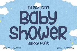 Baby Shower Quirky Font