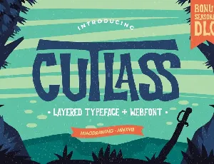 Cutlass Typeface - Lite font