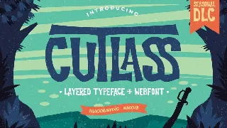 Cutlass Typeface - Lite font