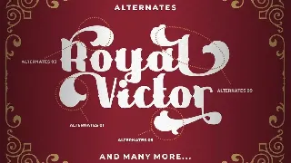 Royal Victor - Victorian Display Font