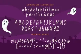 Ghostily Spooky Halloween Typeface font