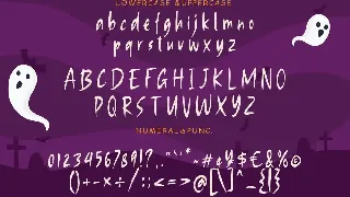 Ghostily Spooky Halloween Typeface font