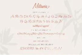 Millania - Modern Script Font