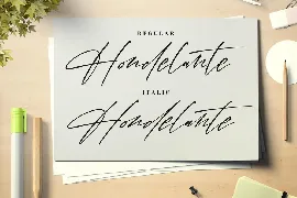 Hondelante Modern Signature Font