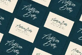 Andryaton Detagheart Elegant Signature Script font