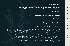 Andryaton Detagheart Elegant Signature Script font