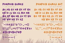 Pumpkin Games | A Mix & Match Display Font