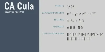 CA Cula Family font