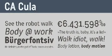 CA Cula Family font