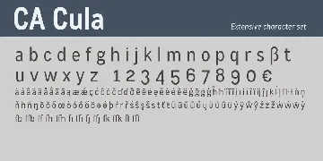 CA Cula Family font