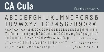 CA Cula Family font