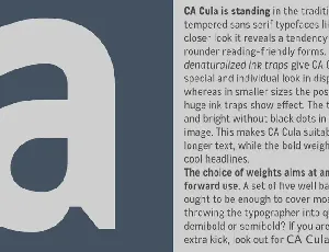 CA Cula Family font