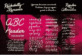 Rockabilly Romance - A 1950s Script Font