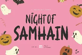 Night Of Samhain | A Display Font