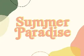 Summer Paradise font