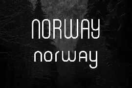 NORWAY - Unique Display / Headline Typeface font