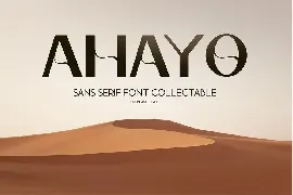 Ahayo -  Classy Elegant Font